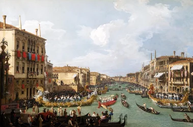 Regattan på Canal Grande